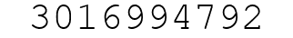 Number 3016994792.