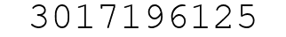 Number 3017196125.