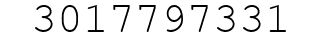 Number 3017797331.