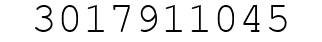 Number 3017911045.