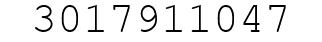Number 3017911047.