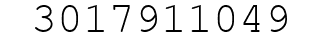 Number 3017911049.