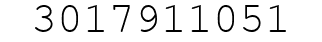Number 3017911051.