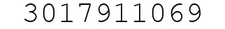 Number 3017911069.