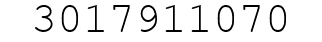 Number 3017911070.