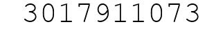 Number 3017911073.
