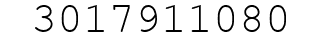 Number 3017911080.