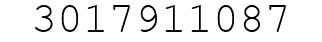 Number 3017911087.