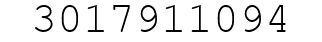 Number 3017911094.