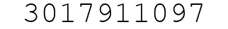 Number 3017911097.