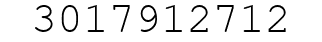 Number 3017912712.