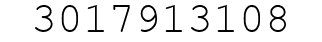 Number 3017913108.