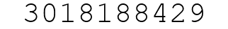 Number 3018188429.