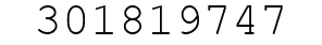 Number 301819747.