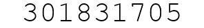 Number 301831705.