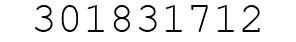 Number 301831712.