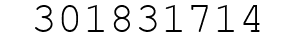 Number 301831714.