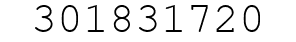 Number 301831720.
