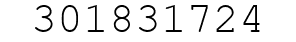 Number 301831724.
