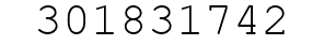 Number 301831742.