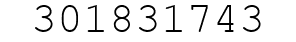 Number 301831743.
