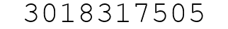 Number 3018317505.
