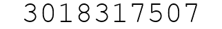 Number 3018317507.