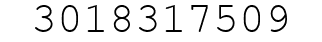 Number 3018317509.