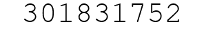Number 301831752.