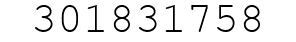 Number 301831758.