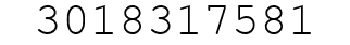 Number 3018317581.