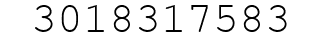 Number 3018317583.