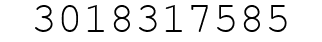 Number 3018317585.