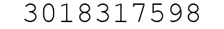 Number 3018317598.