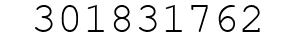 Number 301831762.