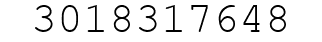 Number 3018317648.