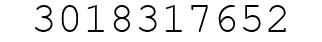 Number 3018317652.