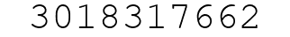 Number 3018317662.