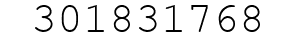 Number 301831768.