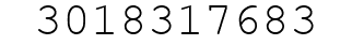 Number 3018317683.