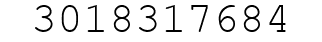 Number 3018317684.