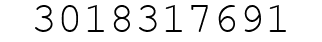 Number 3018317691.