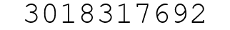 Number 3018317692.