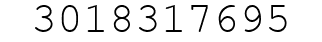 Number 3018317695.