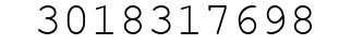 Number 3018317698.