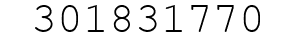 Number 301831770.