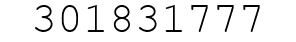 Number 301831777.