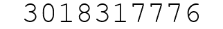 Number 3018317776.