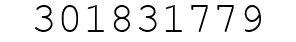 Number 301831779.