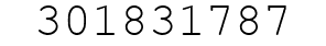 Number 301831787.